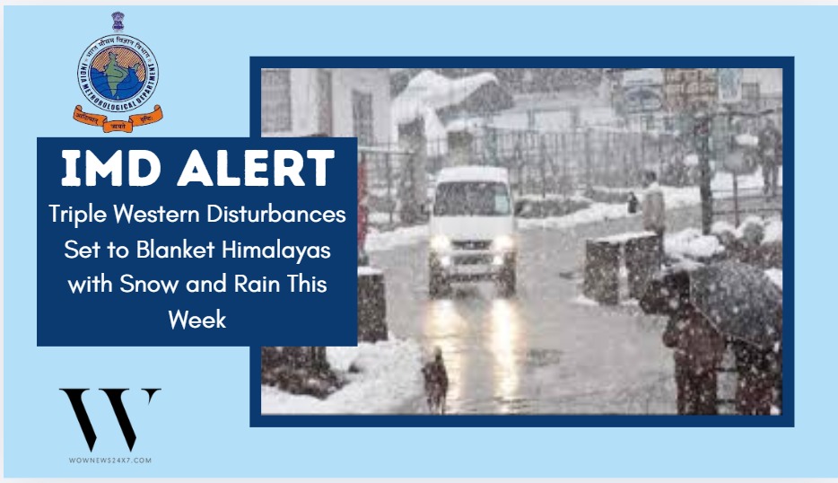 IMD Forecast: Successive Western Disturbances to Bring Snowfall, Thunderstorms to North India’s Hills