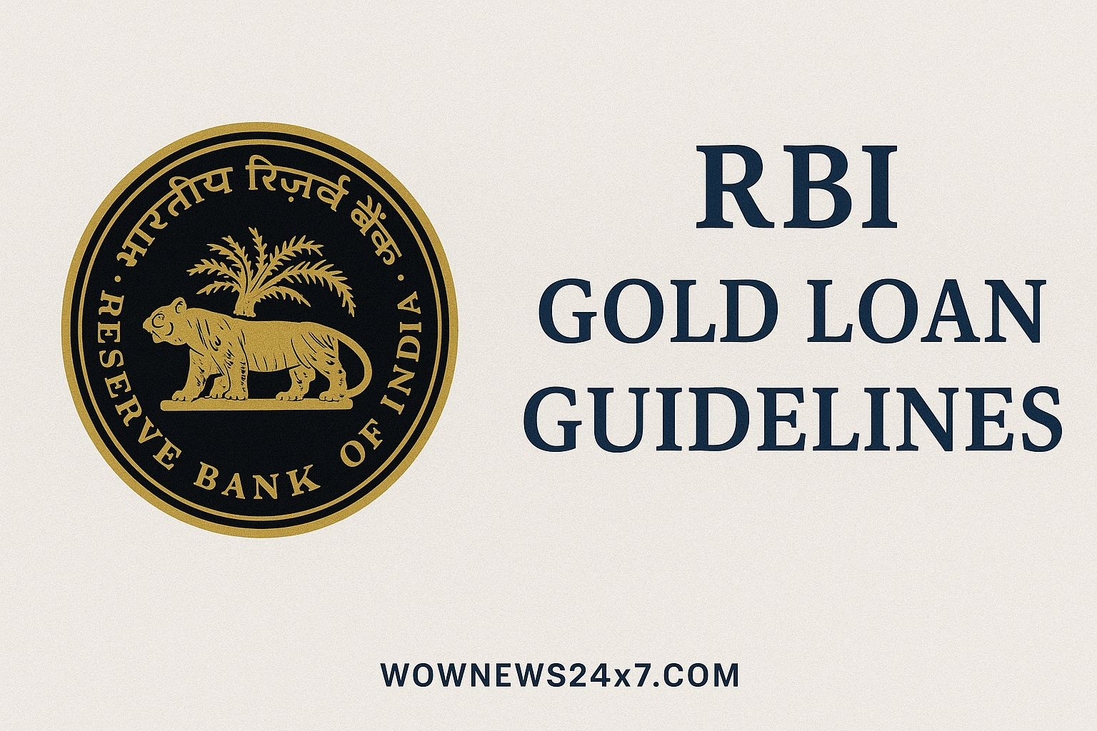 RBI Tightens Gold Loan Norms Amid Macro-Prudential Concerns