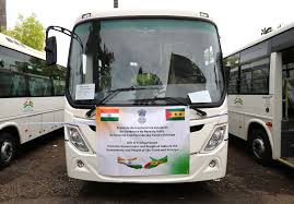 India Drives Education Forward: Six School Buses Gifted to Sao Tome & Principe