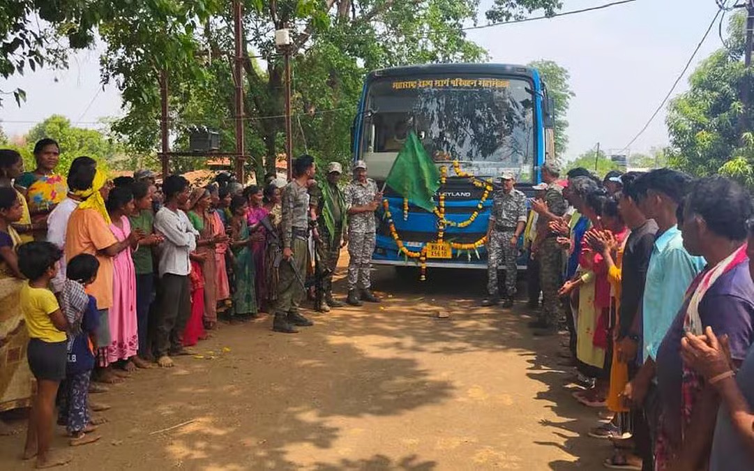 State Bus Service Reaches Naxal-Affected Markanar Village For The First Time Since Independence