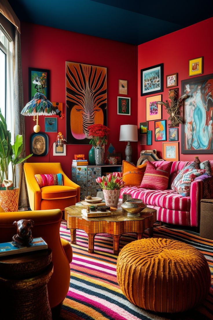 Color Me Cultural: Indian Homes Blend Bold Hues with Vintage Vibes
