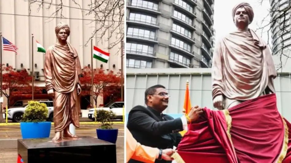 Seattle Unveils Life-Size Statue Of Swami Vivekananda, A First In The United States