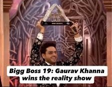 Gaurav Khanna's Bigg Boss 19 Triumph: Trophy, ₹50 Lakh & TV Stardom Glory!