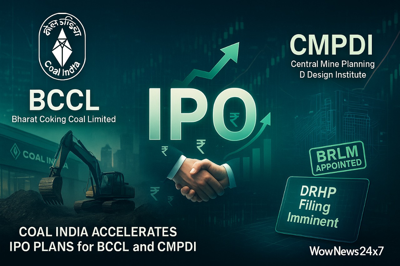 Coal India Accelerates IPO Plans for BCCL and CMPDI: BRLMs Appointed, DRHP Filing Imminent