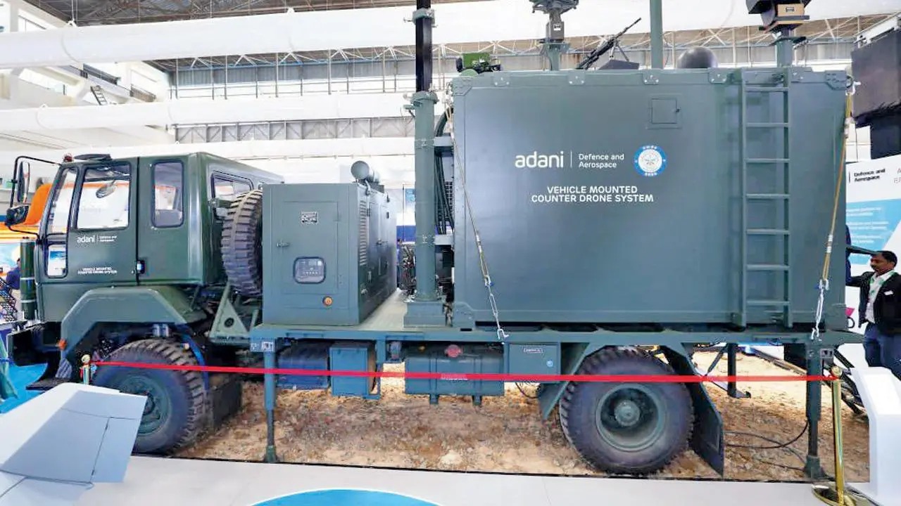 Adani and DRDO Unveil Game-Changing Counter-Drone System at Aero India 2025