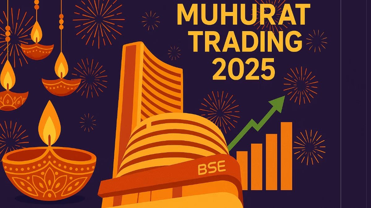 Muhurat Trading 2025: Markets Begin Samvat 2082 on a Positive Note as Sensex and Nifty Close Higher