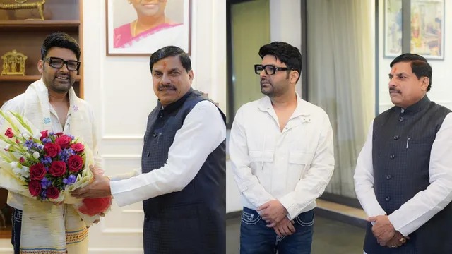 Kapil Sharma Meets MP CM Mohan Yadav During Film Shoot in Bhopal