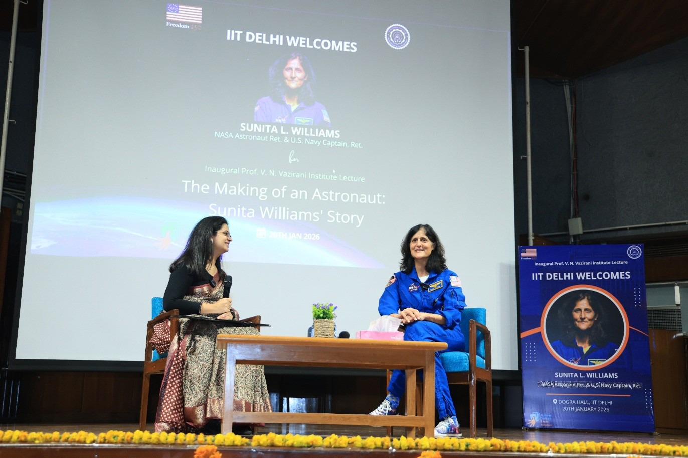 Sunita Williams Brings Space To Earth At IIT Delhi