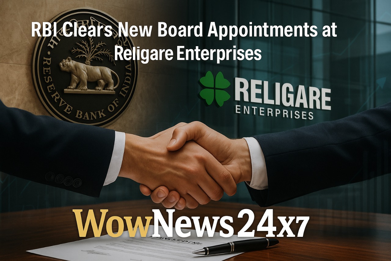 RBI Clears New Board Appointments at Religare Enterprises Amid Strategic Overhaul