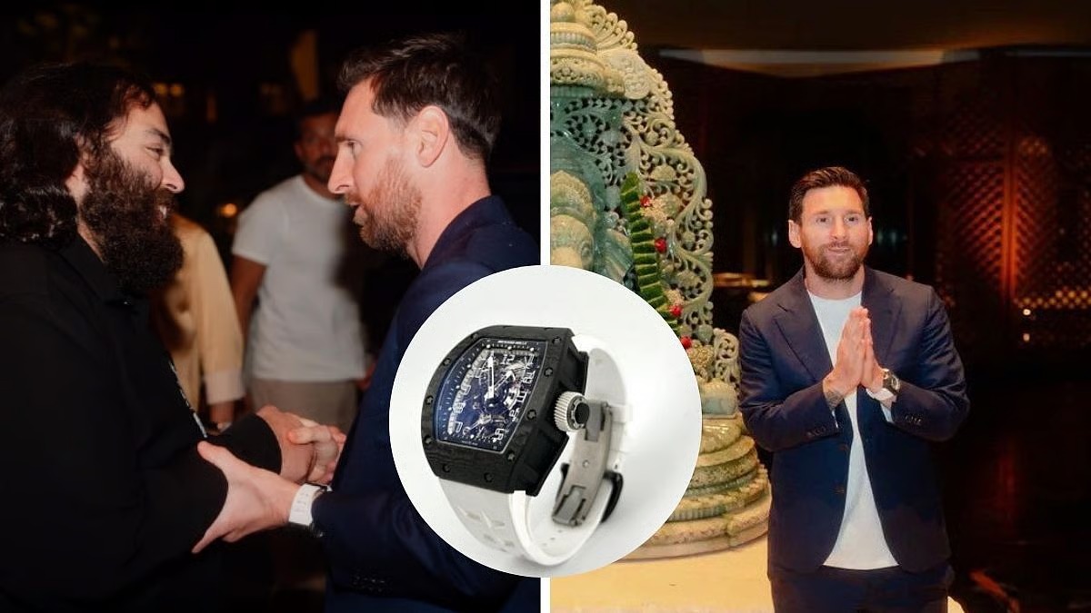Time Meets Glory: Anant Ambani’s ₹10.9 Cr Gift Shines on Messi’s Wrist