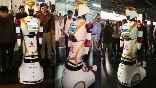 Indian Railways Introduces Humanoid Robot ASC Arjun At Visakhapatnam Station