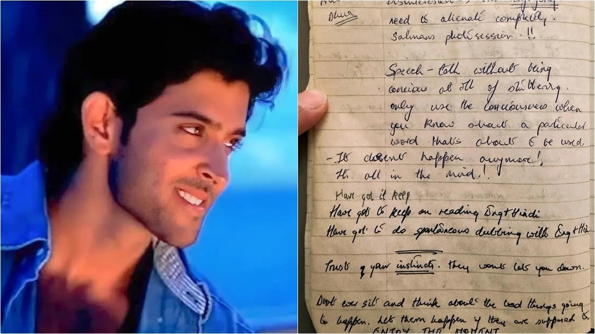 Hrithik Roshan’s Handwritten Notes from 25 Years Ago Will Leave You Inspired