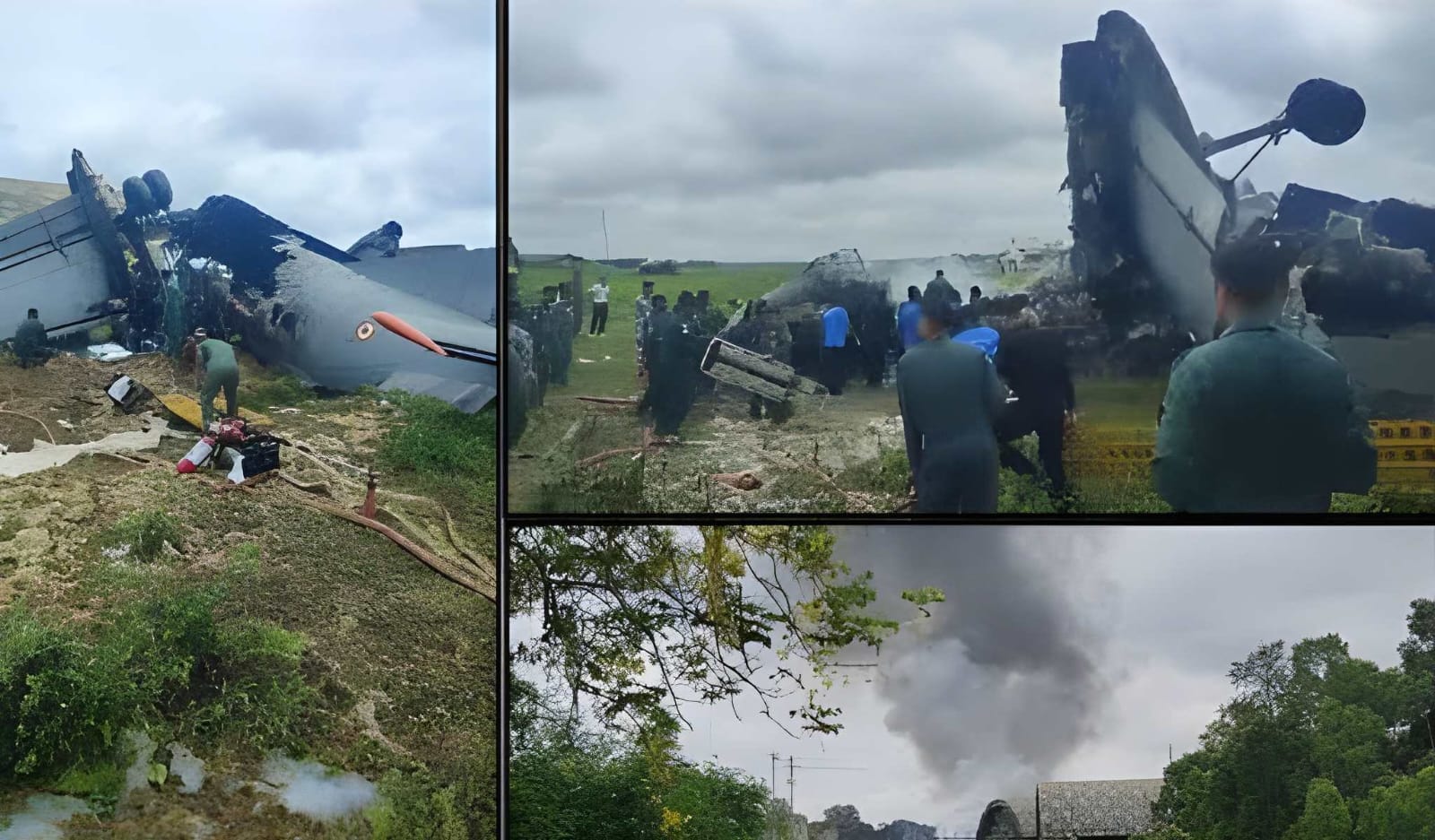 IAF AN-32 Transport Aircraft Crashes At Jorhat Base In Assam
