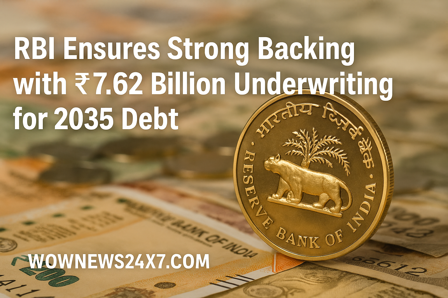 Securing the Future: RBI Commits ₹7.62 Billion in 2035 Bond Underwriting