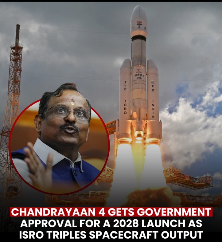 India’s Space Ambitions Accelerate: ISRO to Triple Output, Chandrayaan-4 Set for 2028