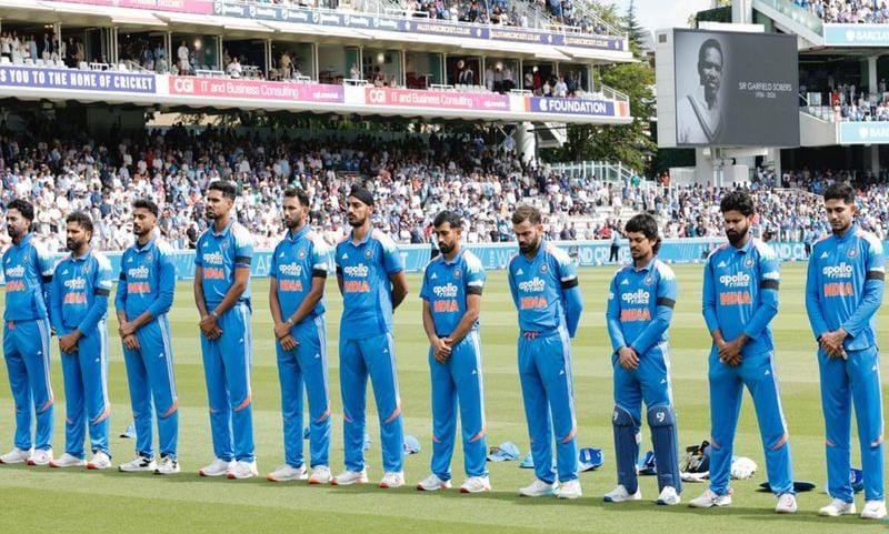 India Wears Black Armbands to Honour Sir Garfield Sobers at Lord's