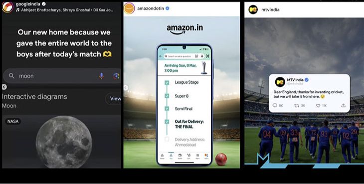 India’s Semi-Final Triumph Sparks Creative Brand Celebrations