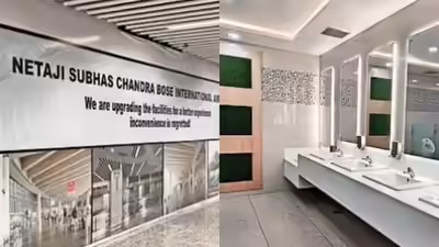 Relief Finally For Flyers: Kolkata Airport Fixes Arrival Level Restroom Design