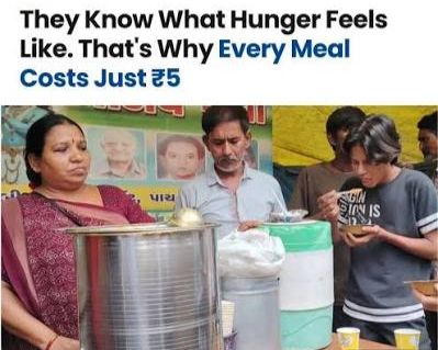 A Token of Dignity: Couple Serves Meals for Just Rs 5