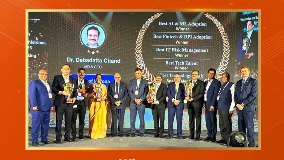 Bank Of Baroda Shines With Five Honors At IBA’s 21st Annual Banking Technology Awards