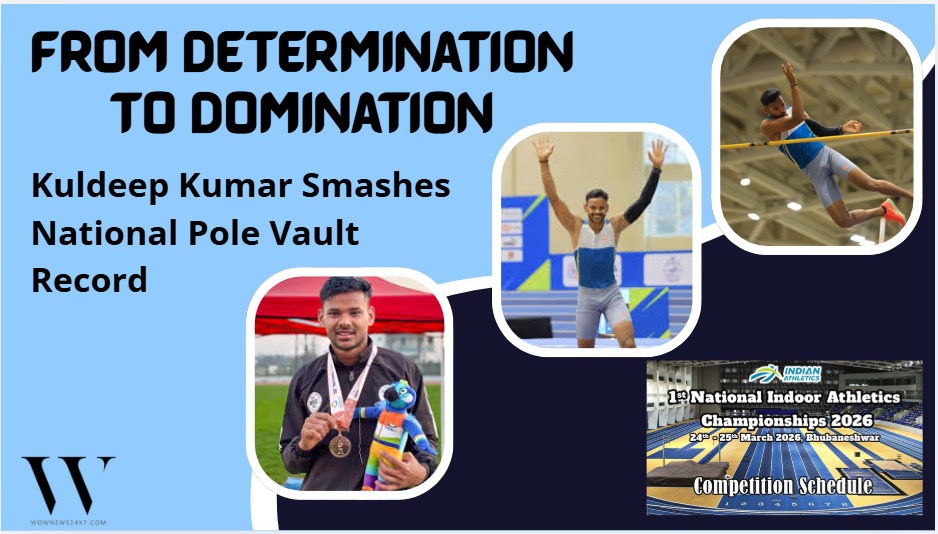 National Athletics Championships Witness Historic Leap As Kuldeep Kumar Breaks Barriers With 5.41m Clearance
