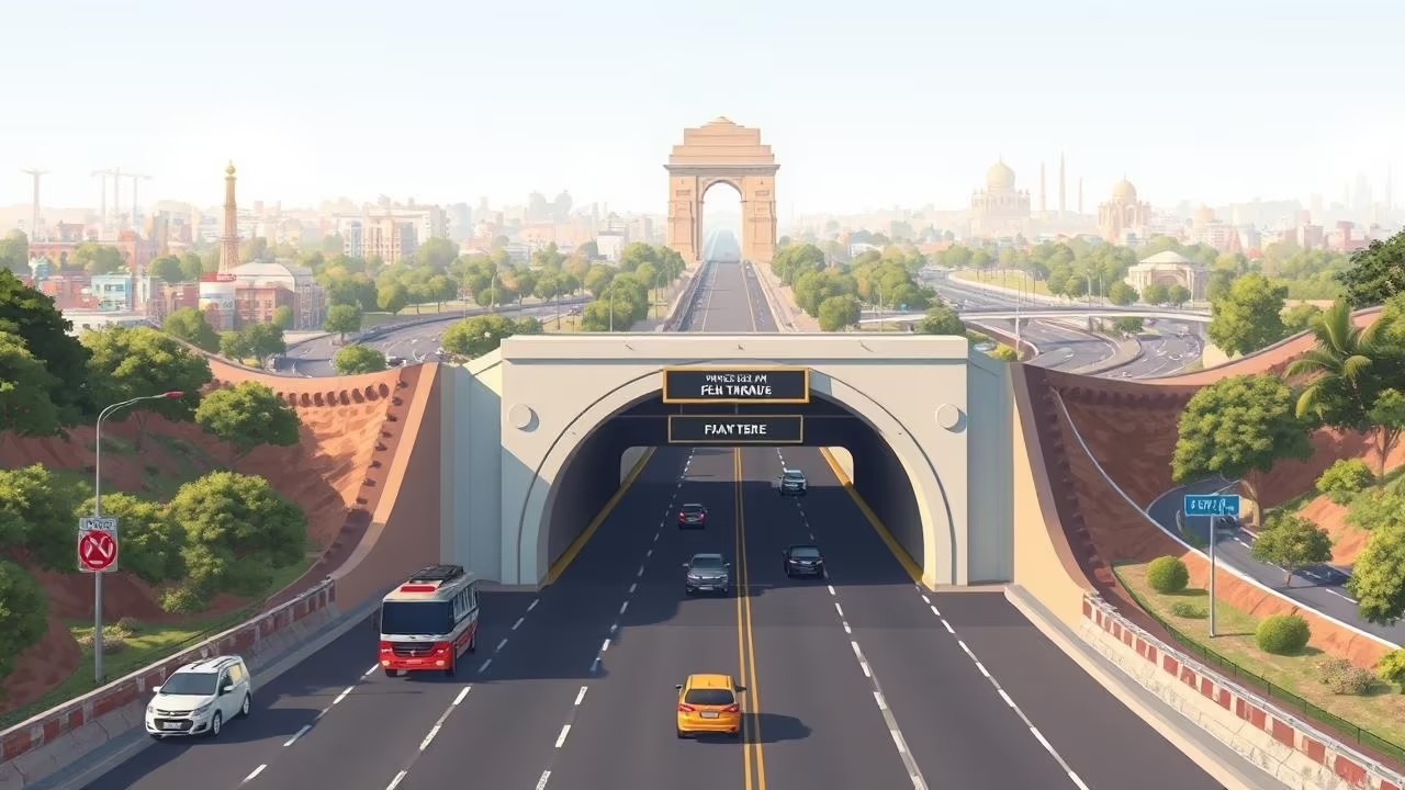 Delhi’s Vasant Kunj Tunnel Set for 2026 Kickoff—A Game-Changer for Traffic Flow