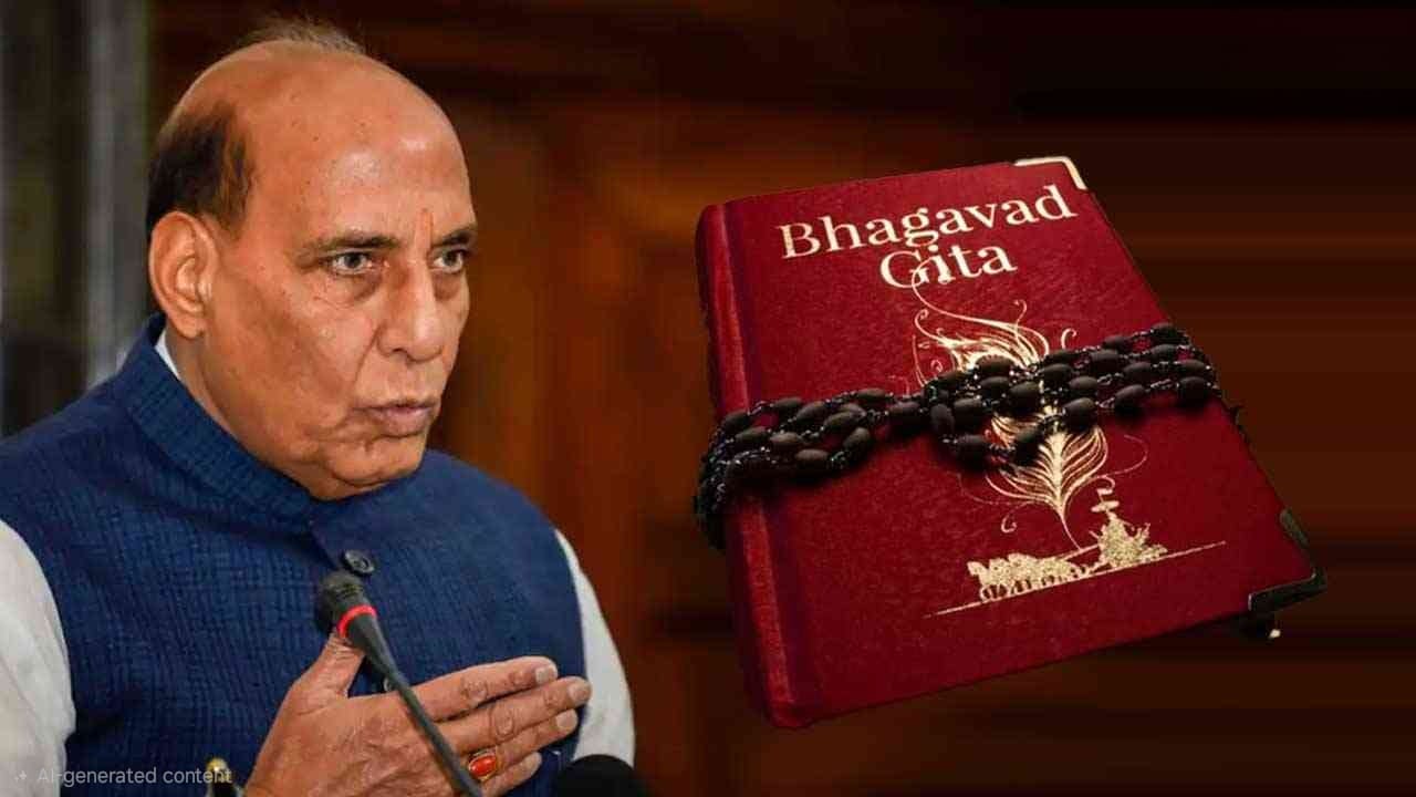 Bhagavad Gita’s Wisdom Transcends Borders, Inspires Humanity, Says Rajnath Singh