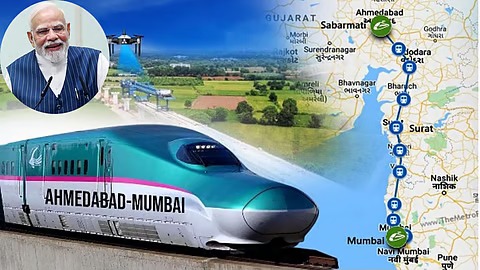 Modi’s Inspection Sparks Hope: Surat Bullet Train Station Sets New Gold Standard