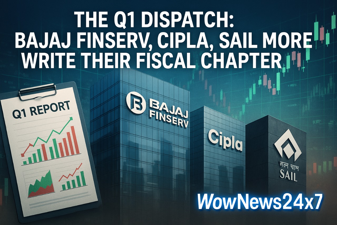 The Q1 Dispatch: Bajaj Finserv, Cipla, SAIL & More Write Their Fiscal Chapter