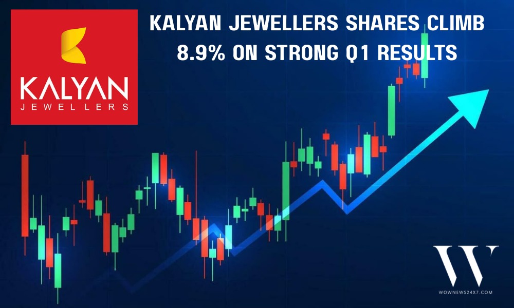Kalyan Jewellers Shares Surge 8.9% Following Strong Q1 Performance