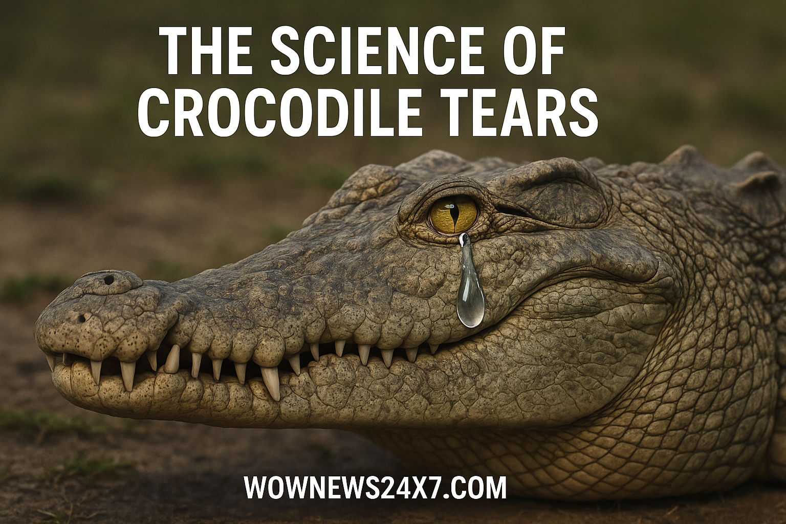 The Hidden Science of ‘Crocodile Tears’: What They Really Mean