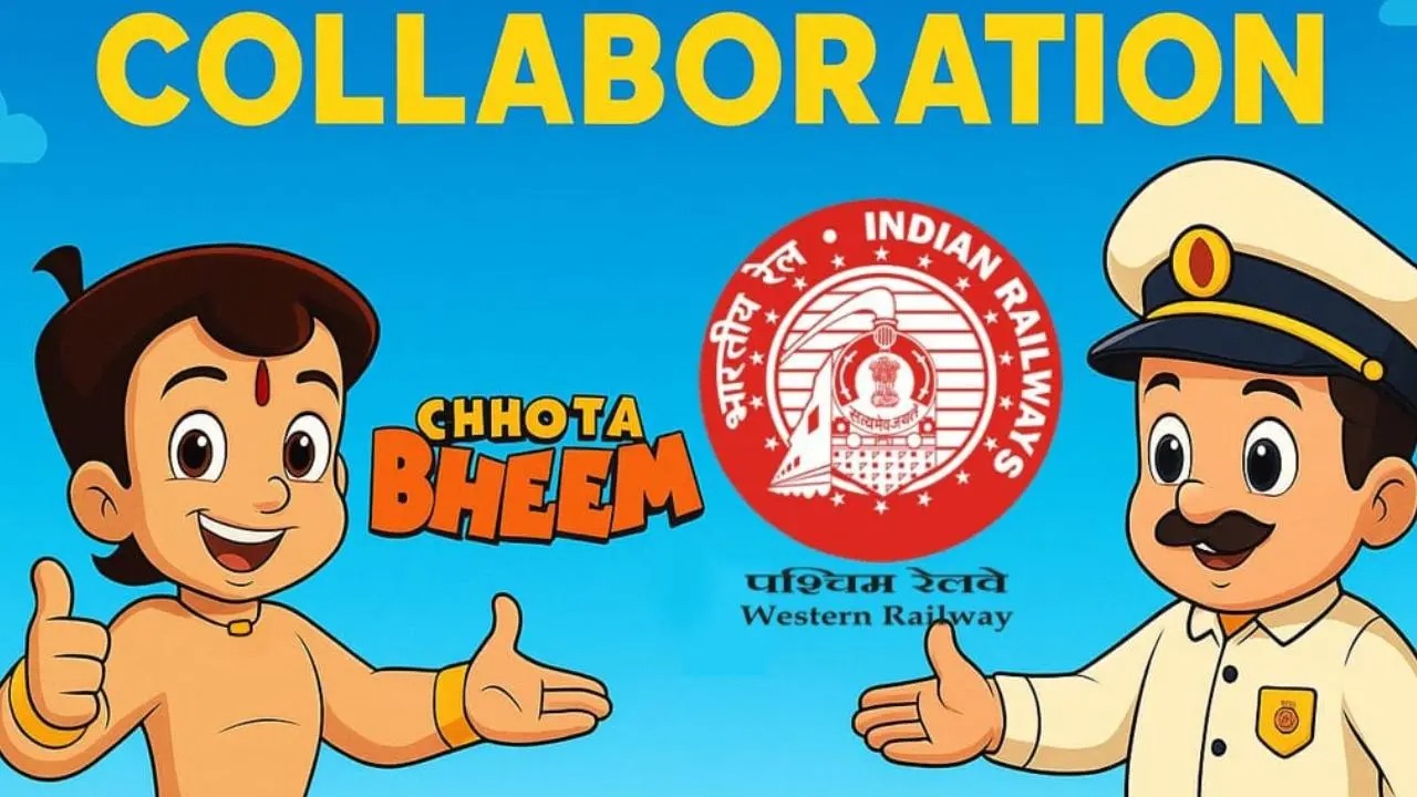 Chhota Bheem Joins Forces with Western Railway to Promote Safety