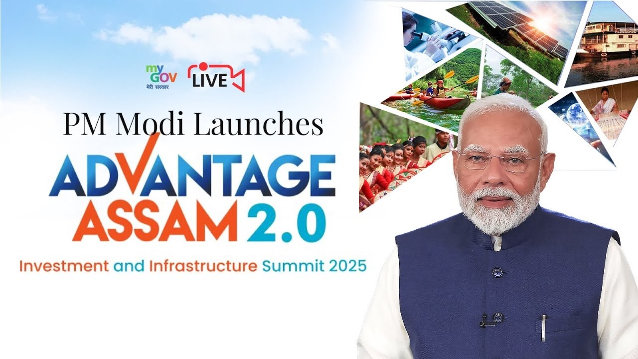 PM Modi praises India's rapid growth at Advantage Assam 2.0 Summit