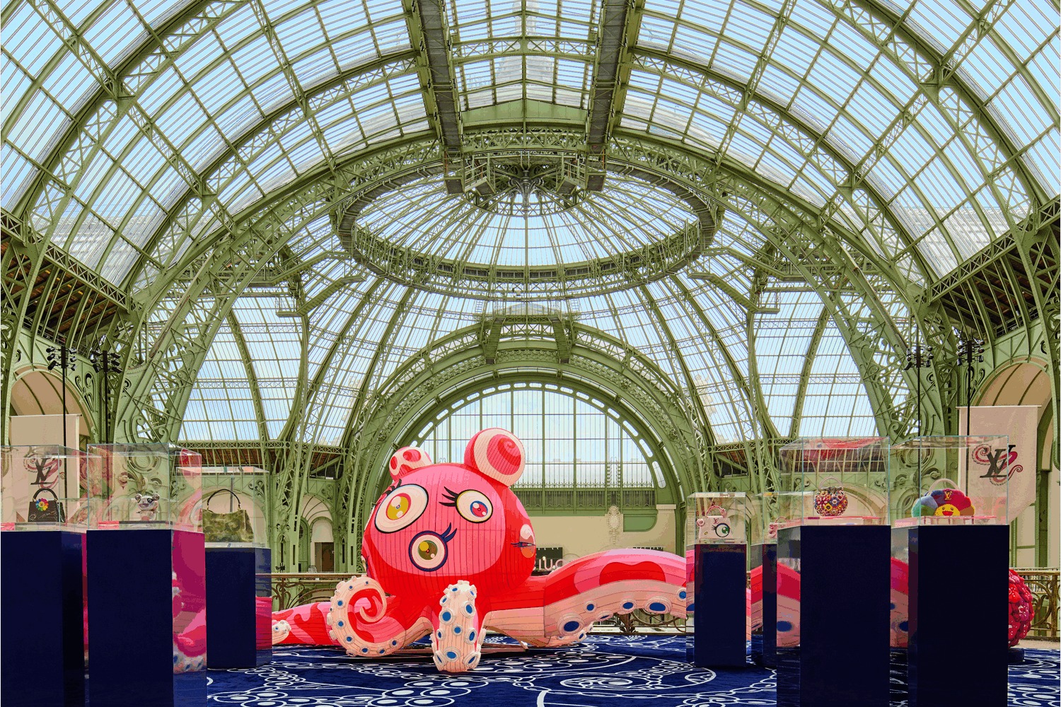 Louis Vuitton x Takashi Murakami Fuse Art and Luxury in Psychedelic 11-Bag Collection and Grand Paris Installation