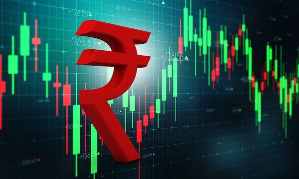 Rupee Weakens While Nifty 50 Holds Marginal Gains
