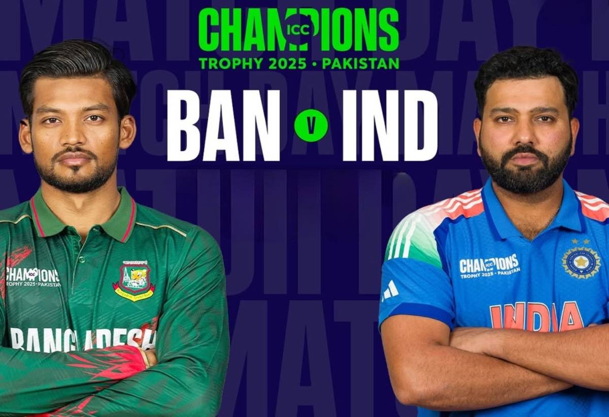 Champions Trophy 2025 Kicks Off: India vs Bangladesh Showdown