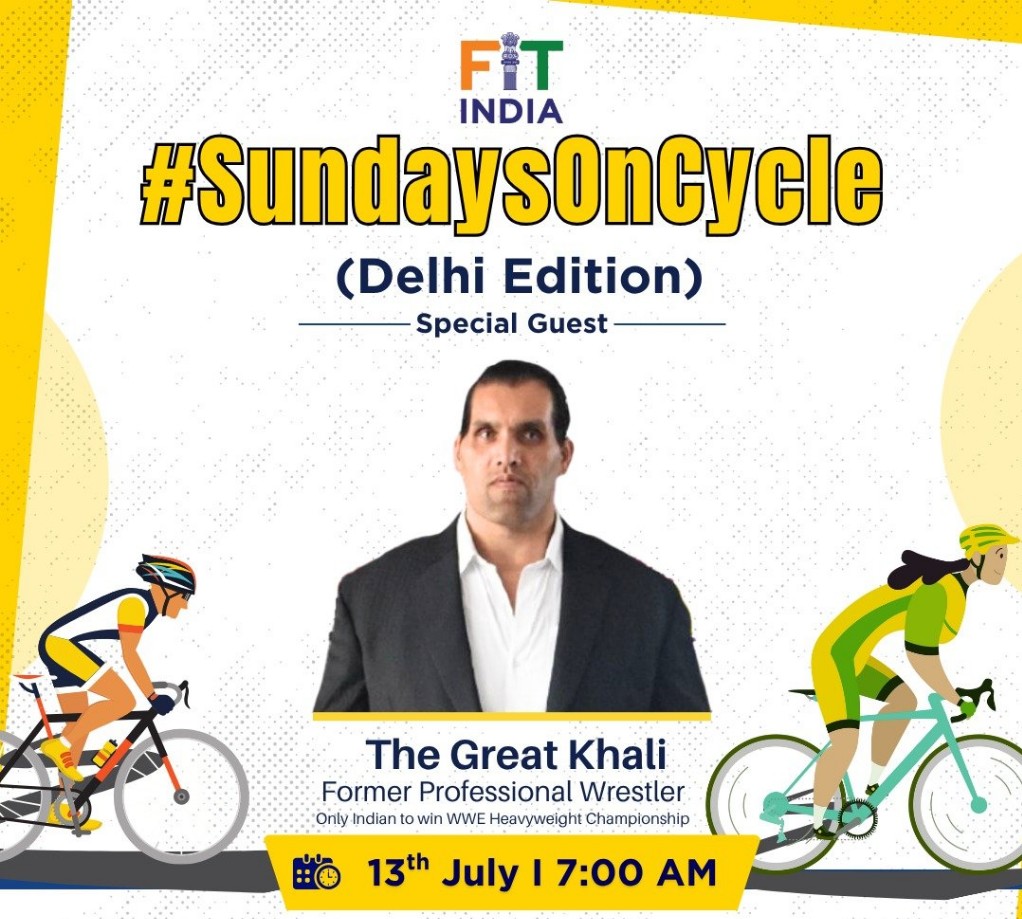 Khali on Wheels: Delhi Gears Up for Giant Fitness Push This Sunday
