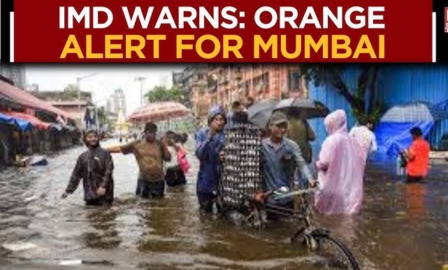 Mumbai Braces for Heavy Rainfall with Orange Alert; IMD Forecasts Downpour for Next 2 Days