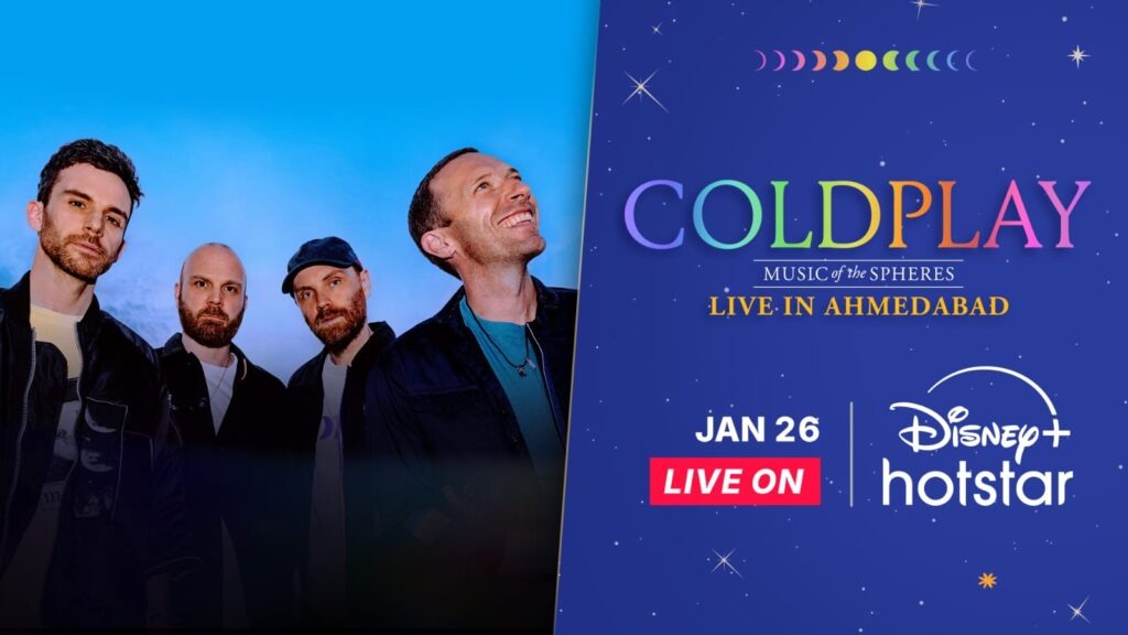 Coldplay's Concert Soars on Disney+ Hotstar: 83 Lakh Views and 16.5 Crore Watch Minutes