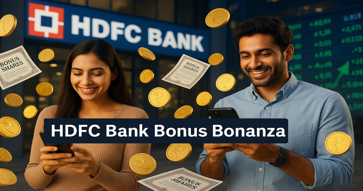 What the 1:1 Bonus Issue Means For Your HDFC Bank Investment and Taxes