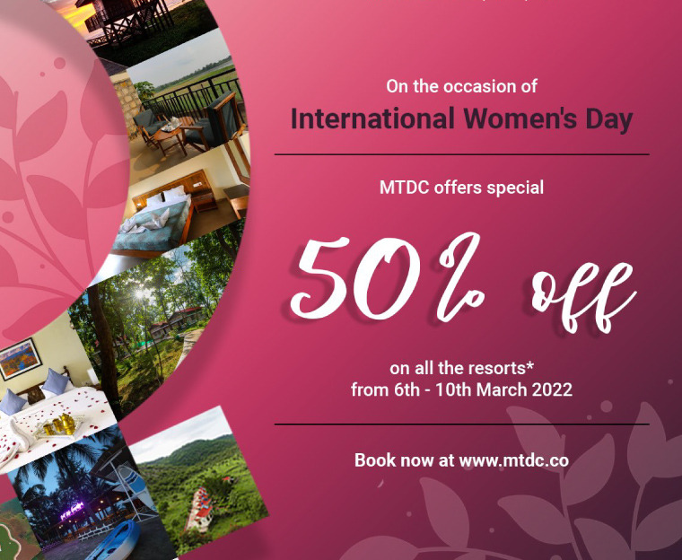 Half-Price Holidays: MTDC's Women's Day Gift to Female Travelers