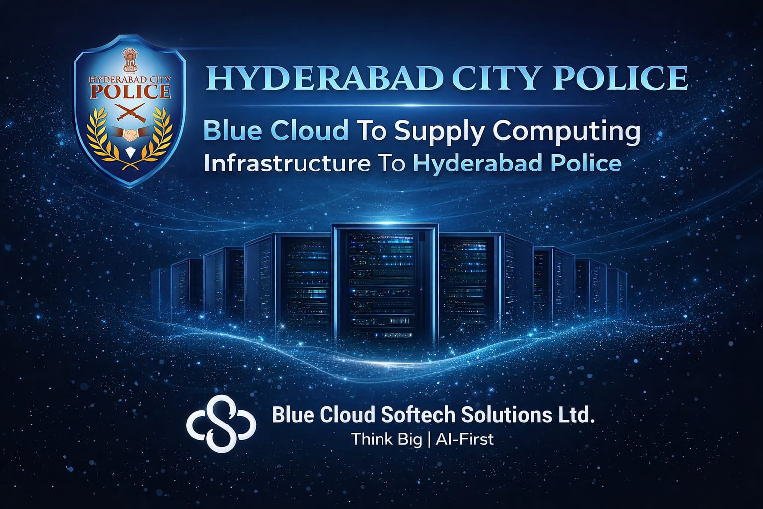 Blue Cloud lands high-stakes AI order, policing gets a tech edge in Hyderabad