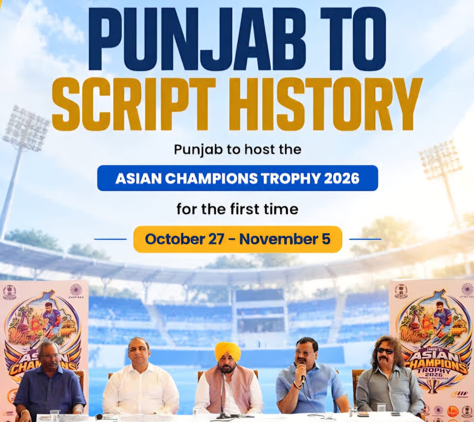 Hockey Comes Home: Punjab to Host Maiden Asian Champions Trophy