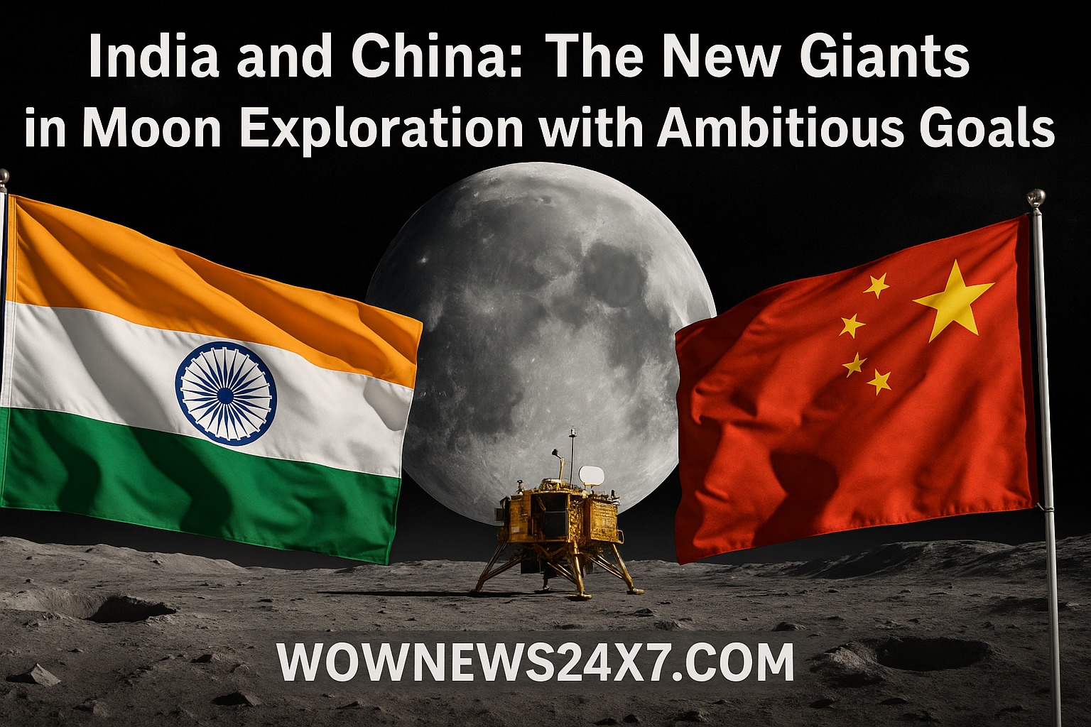 Two Titans, One Moon: India and China’s Thrilling Journey Towards Manned Lunar Expeditions