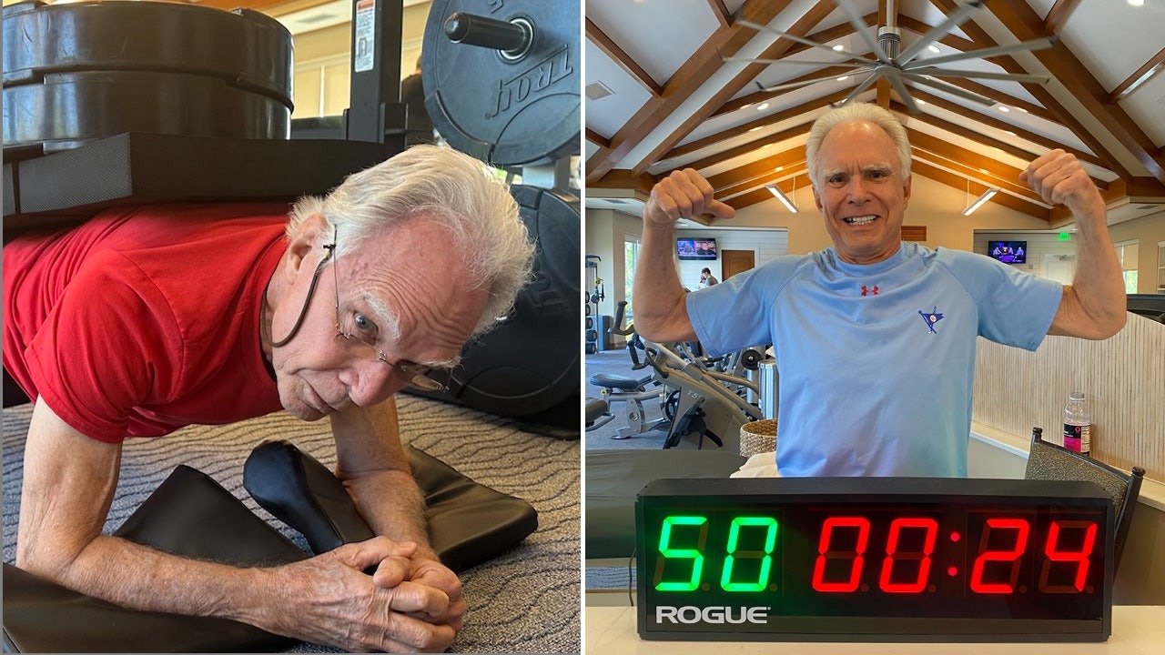 80-year-old Florida man sets 50-minute plank record, redefines senior fitness goals