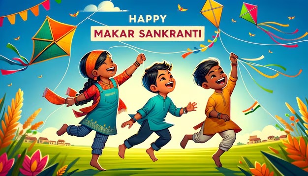 Flying High: Animated Characters Make Makar Sankranti Unforgettable