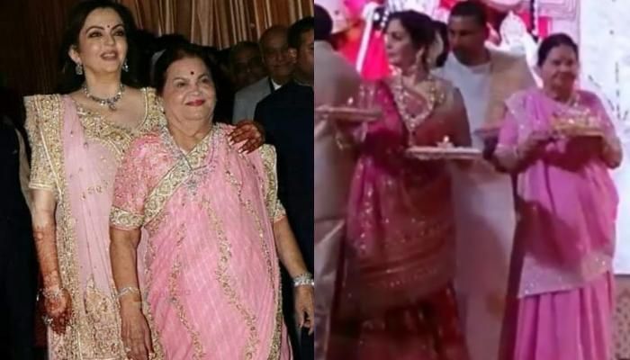 The Pink That Shines: Kokilaben Ambani’s Timeless Style, Draped in Sarees and Sparkle