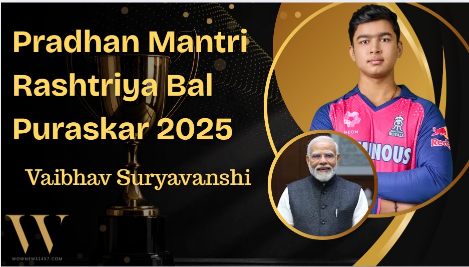 Young Cricket Star Vaibhav Suryavanshi Swings Into National Glory With Rashtriya Bal Puraskar