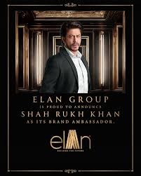 Bollywood Icon Shah Rukh Khan Becomes Face of Elan Group's Luxury Real Estate