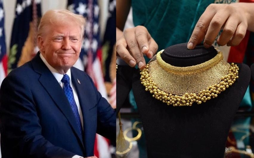 Gold Surges to Record High of Rs 95,435 Amid Trade War Jitters